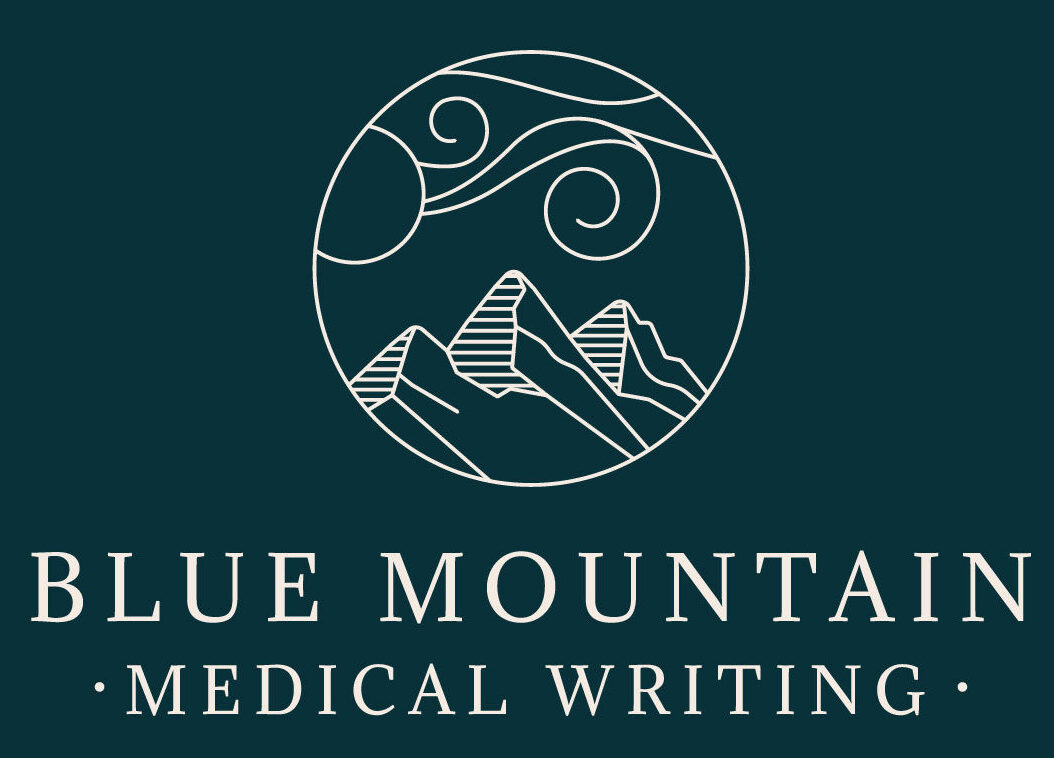Blue Mountain Medical Writing Logo